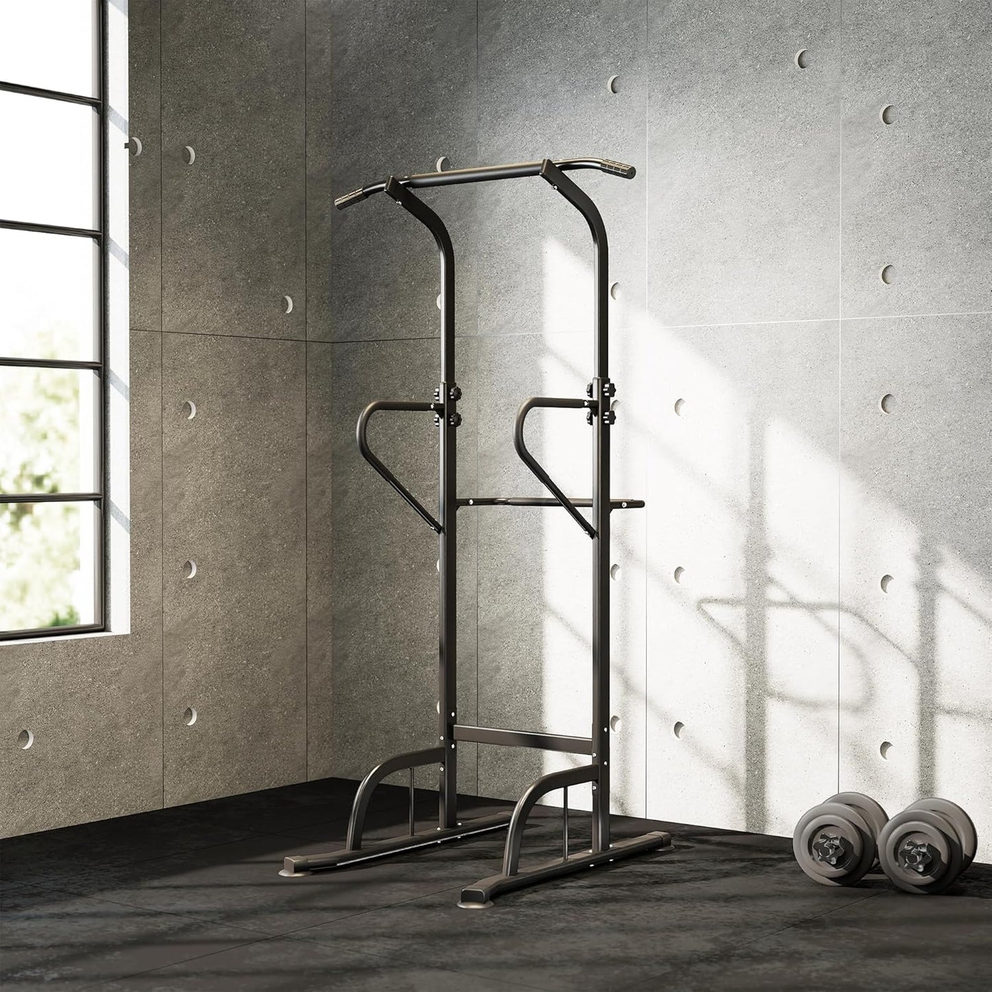 Pull Up Bar Multi-Function with Adjustable Height for Home Gym
