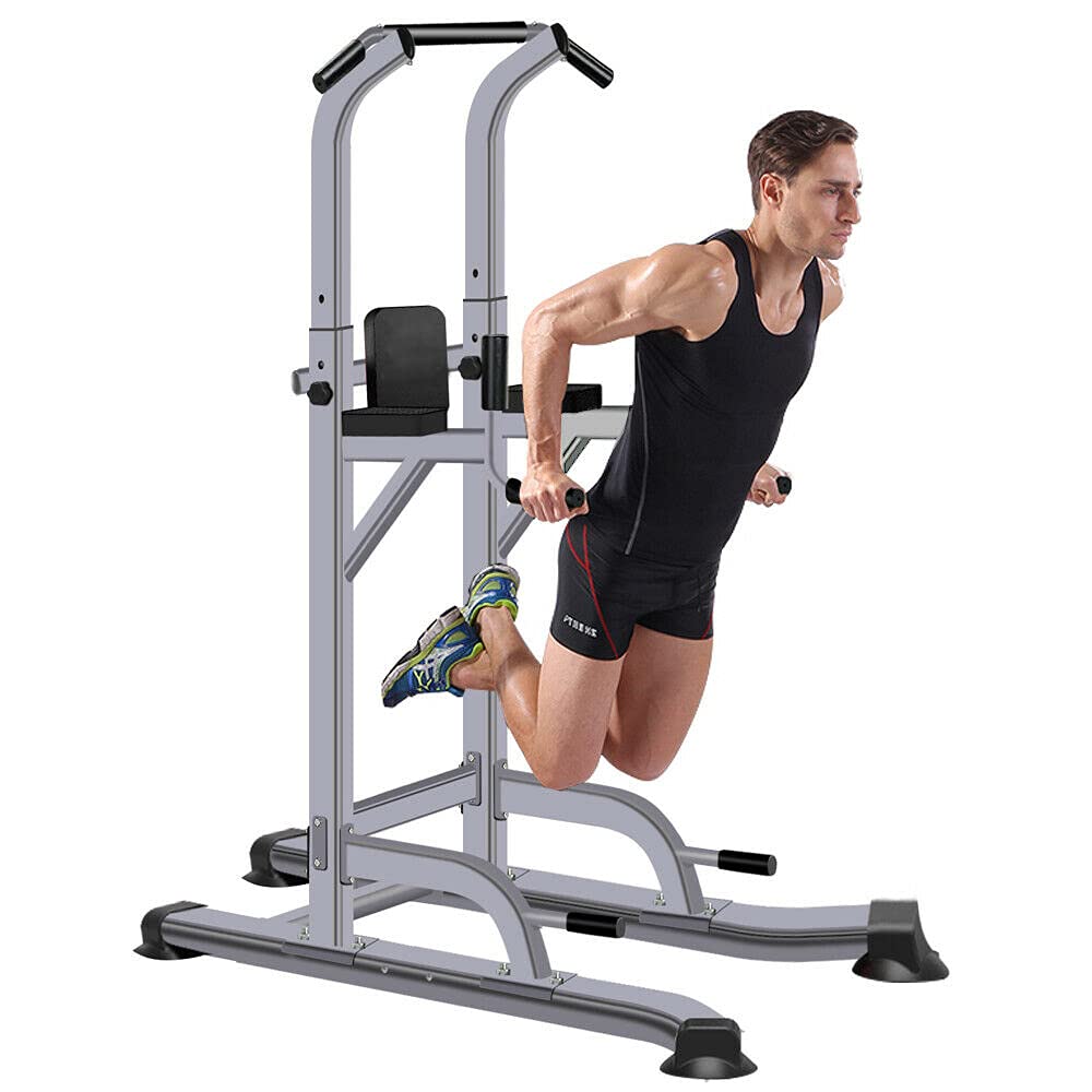 Max Strength Pull Up Bar Dip Station for Home Gym