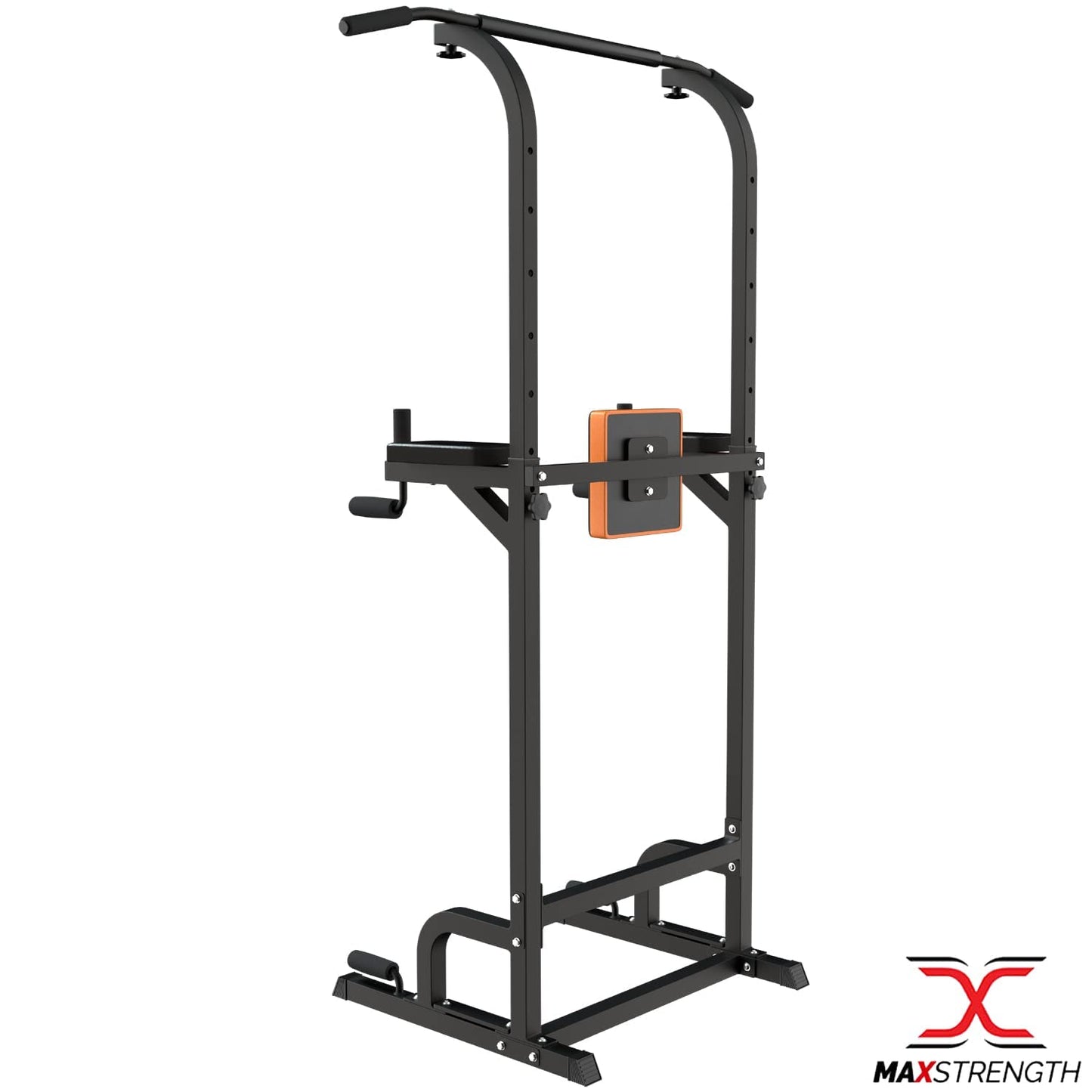 Max Strength Pull Up Bar Dip Station for Home Gym