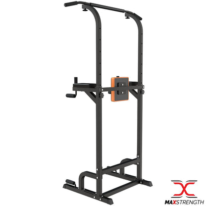 Max Strength Pull Up Bar Dip Station for Home Gym