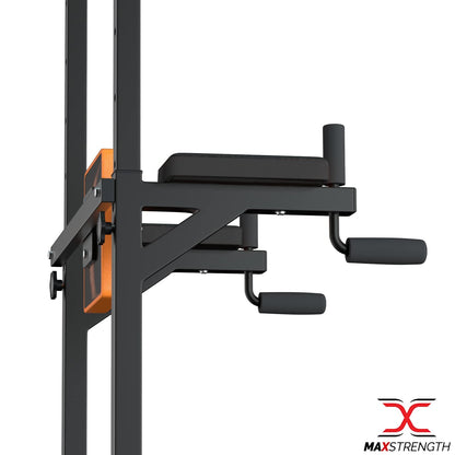 Max Strength Pull Up Bar Dip Station for Home Gym