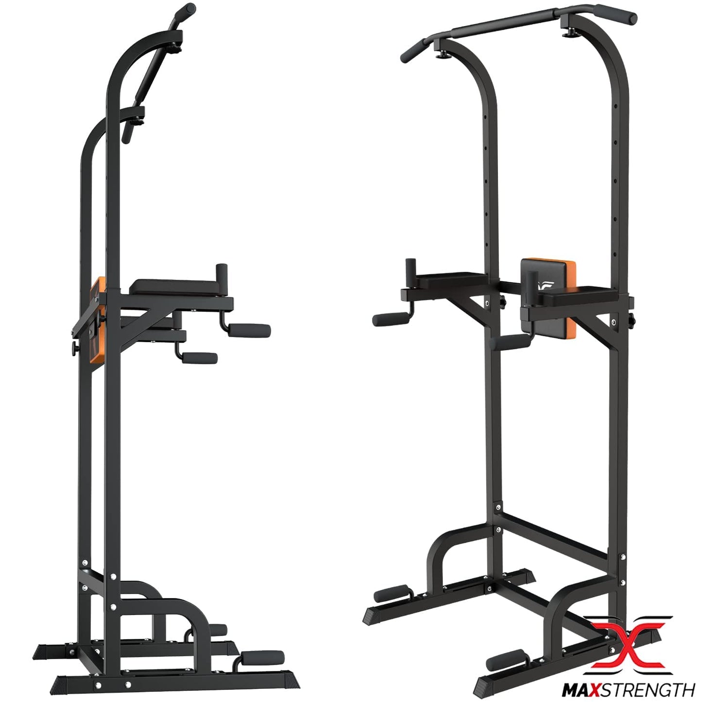 Max Strength Pull Up Bar Dip Station for Home Gym