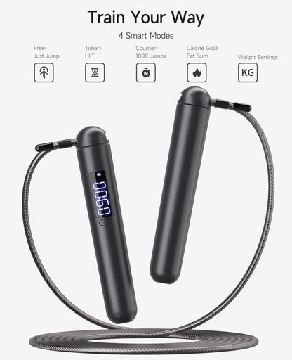 Accurate Count Skipping Rope with Calorie Counter