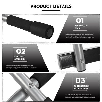 Adjustable Doorway Pull-Up Bar – Home Gym