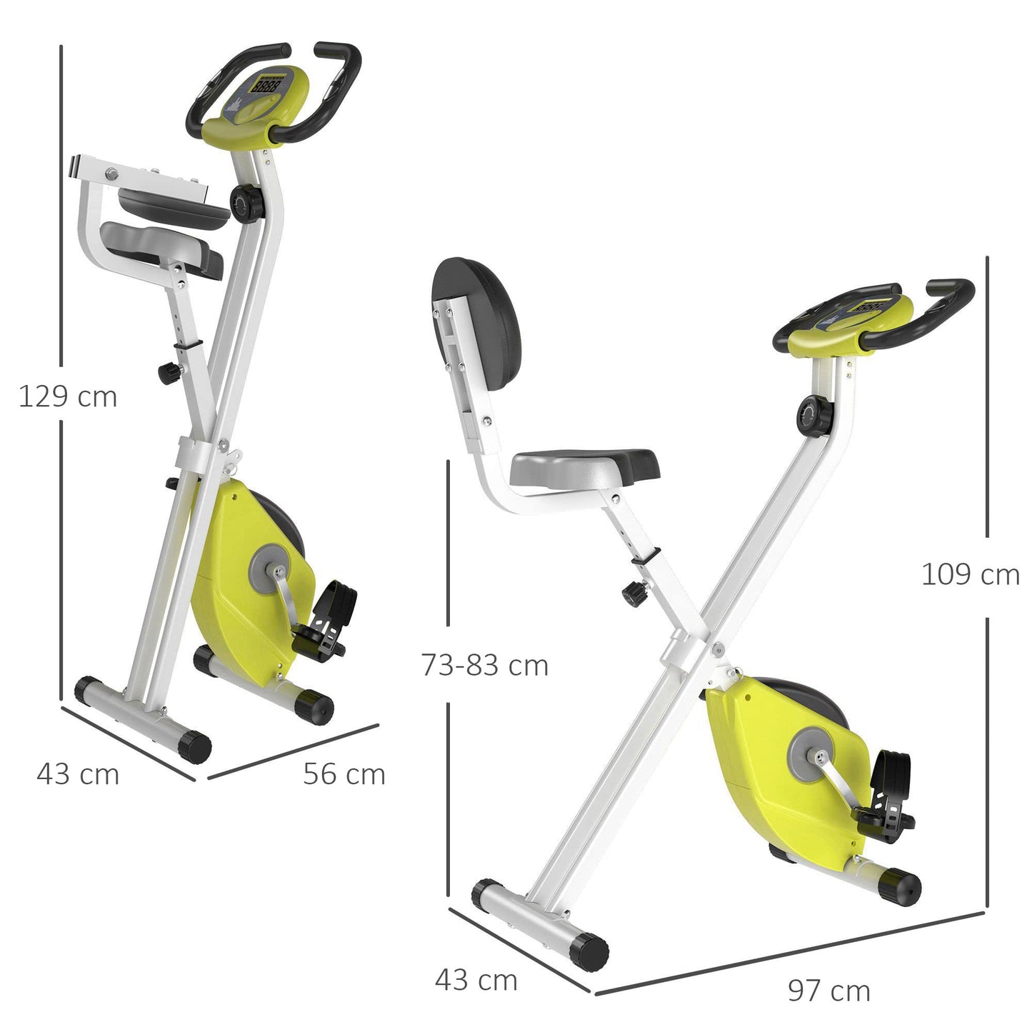 Folding Exercise Bike, Indoor Trainer