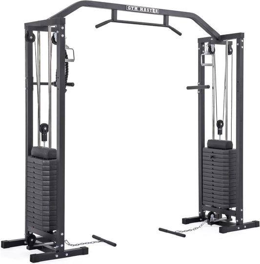 180kg Cable Crossover Machine With Upgraded Swivel Pulleys and Pull Up Chinning Bar