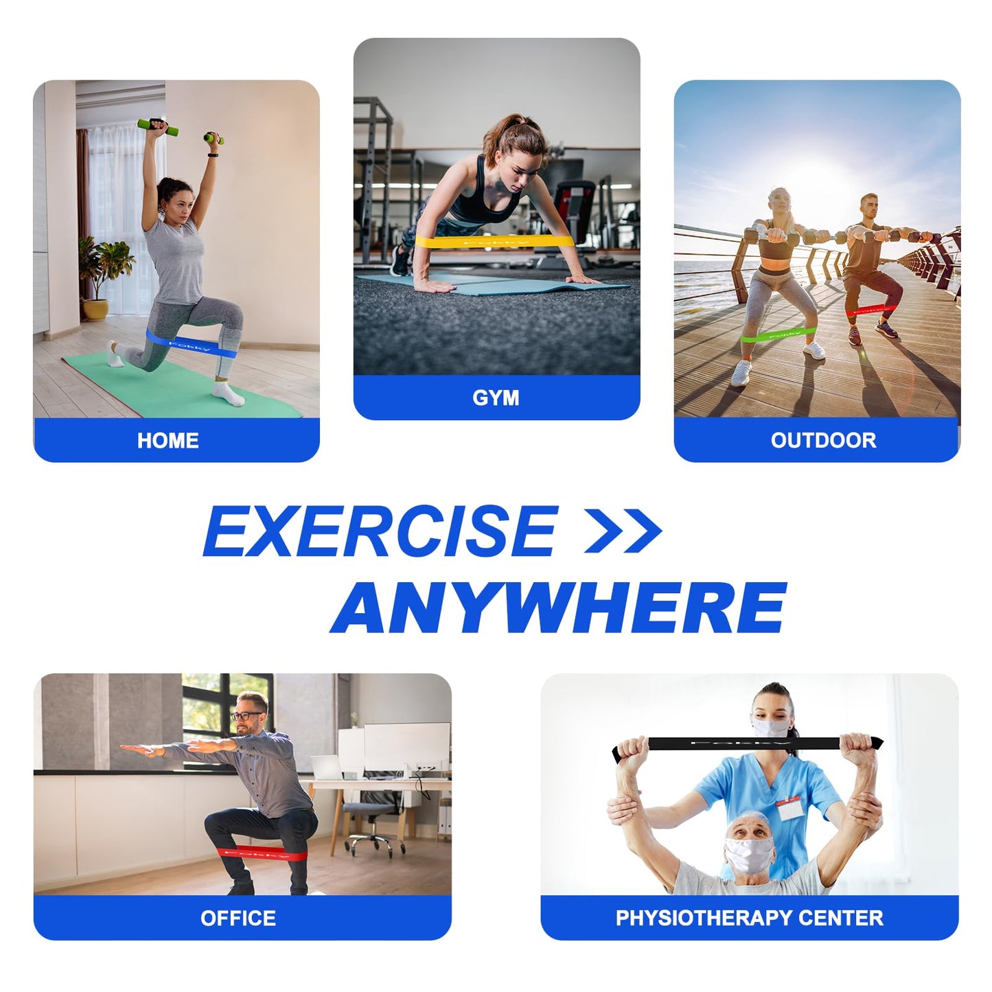 Fokky Resistance Bands [Set of 5]