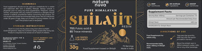 Pure Himalayan Shilajit Resin - 100% Natural | 70 Servings for Energy Boost, Immune Support