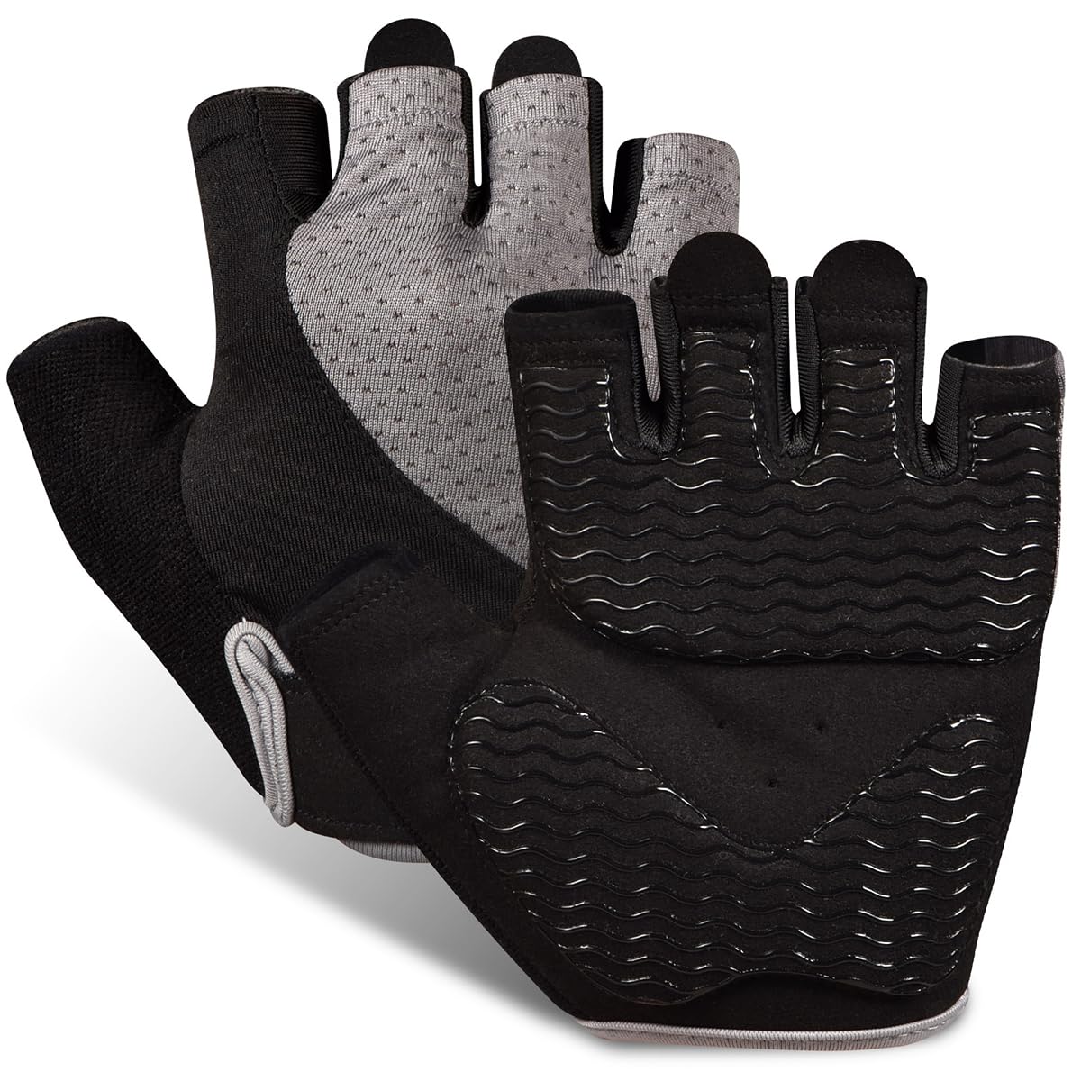 Gym Gloves, Workout Gloves, Fingerless Gloves for Weightlifting