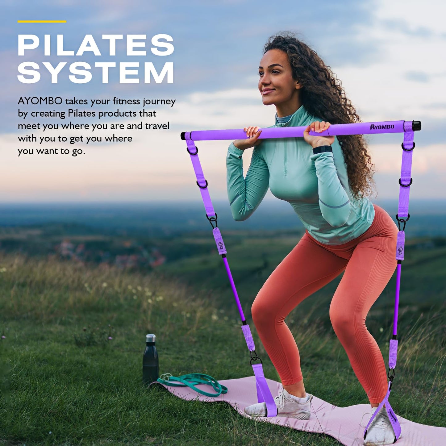 Pilates Bar Kit with Resistance Bands