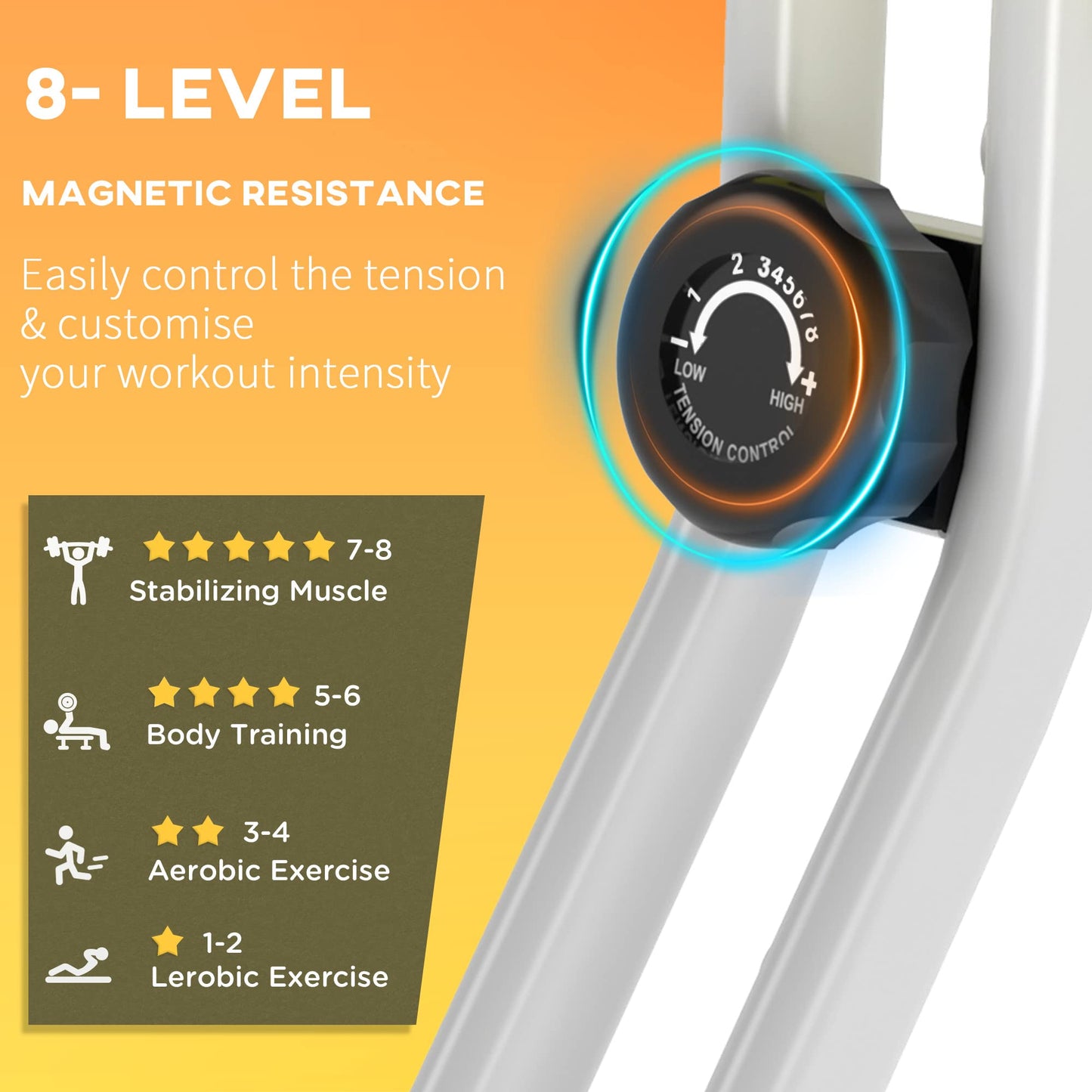 Folding Exercise Bike, Indoor Trainer