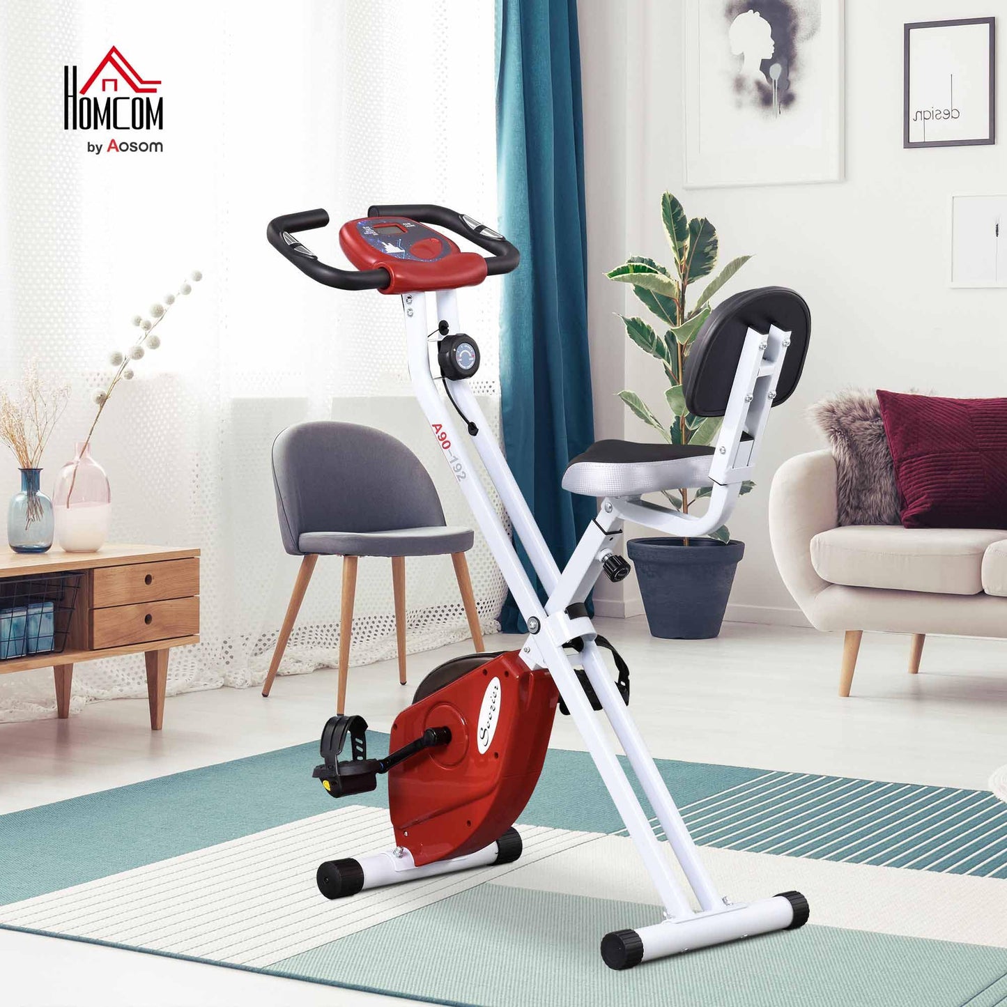 Folding Exercise Bike, Indoor Trainer