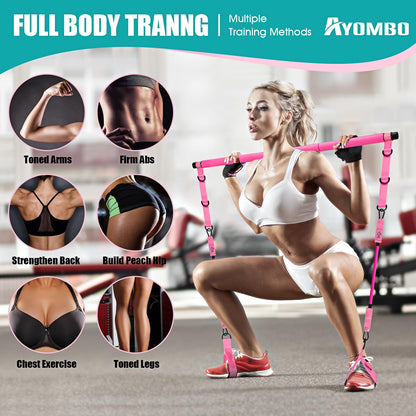 Pilates Bar Kit with Resistance Bands