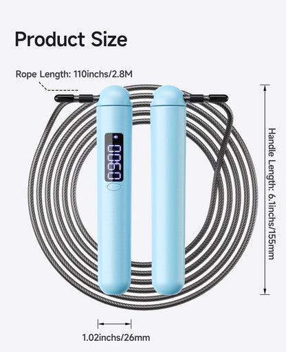 Accurate Count Skipping Rope with Calorie Counter