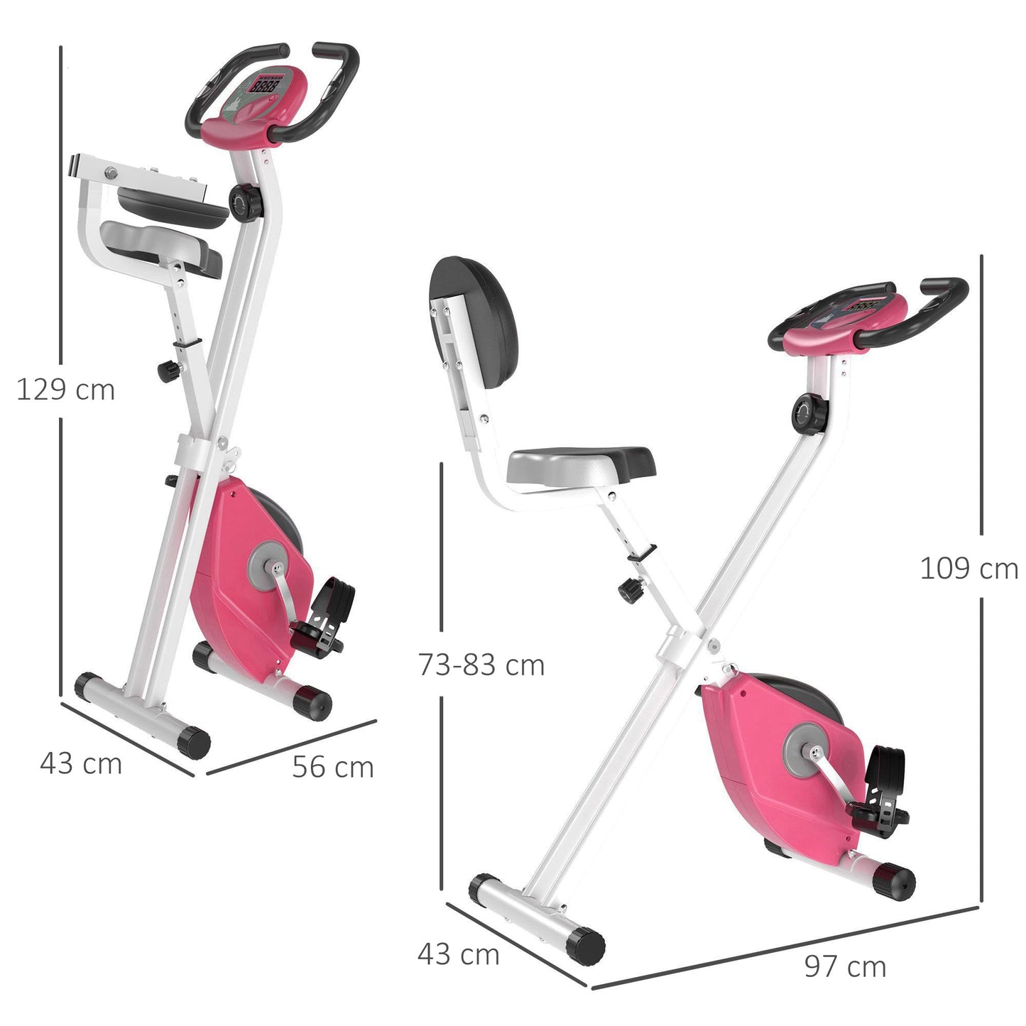 Folding Exercise Bike, Indoor Trainer