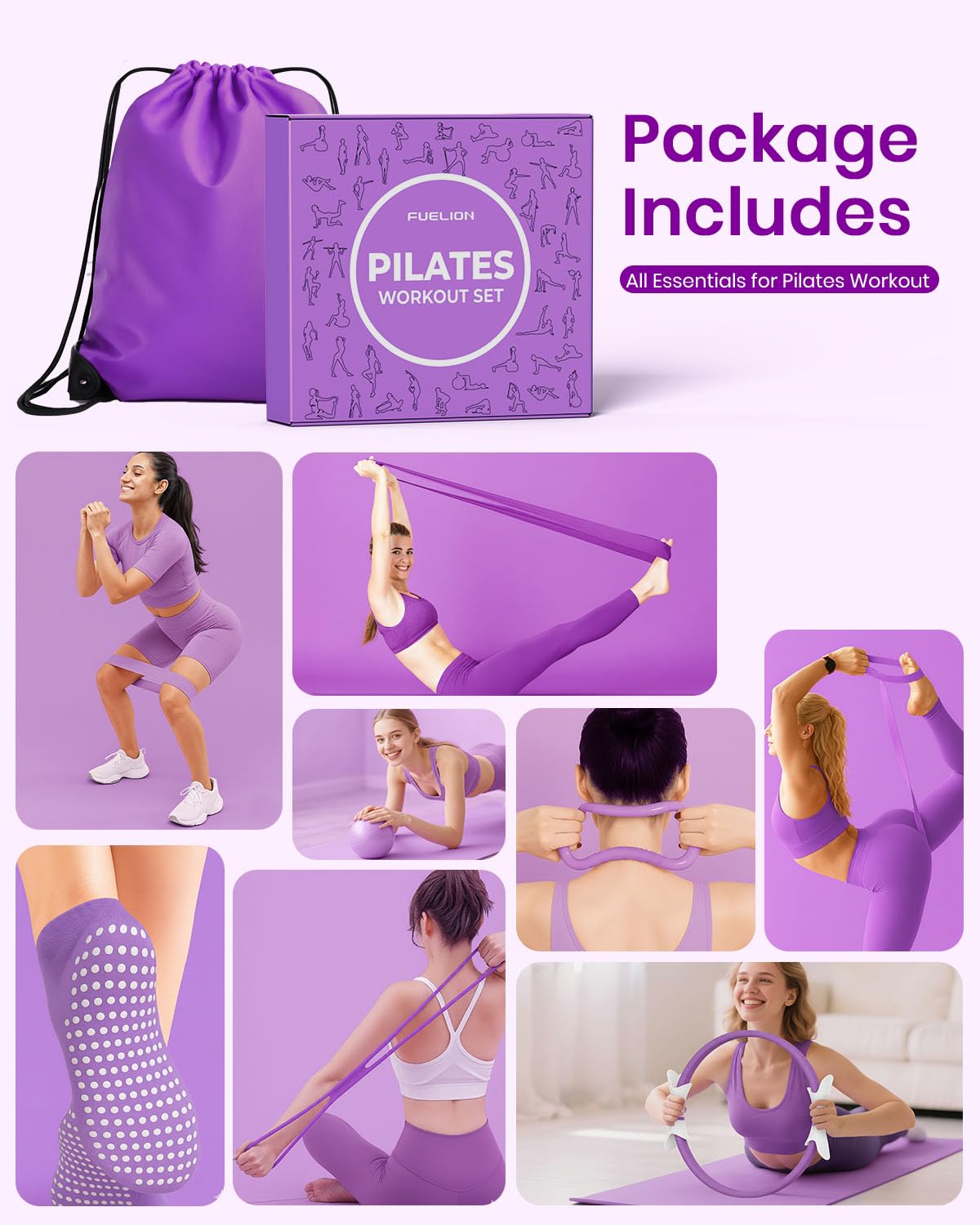 Pilates Ring Set