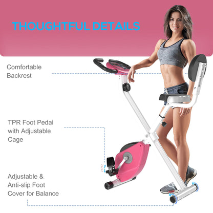Folding Exercise Bike, Indoor Trainer