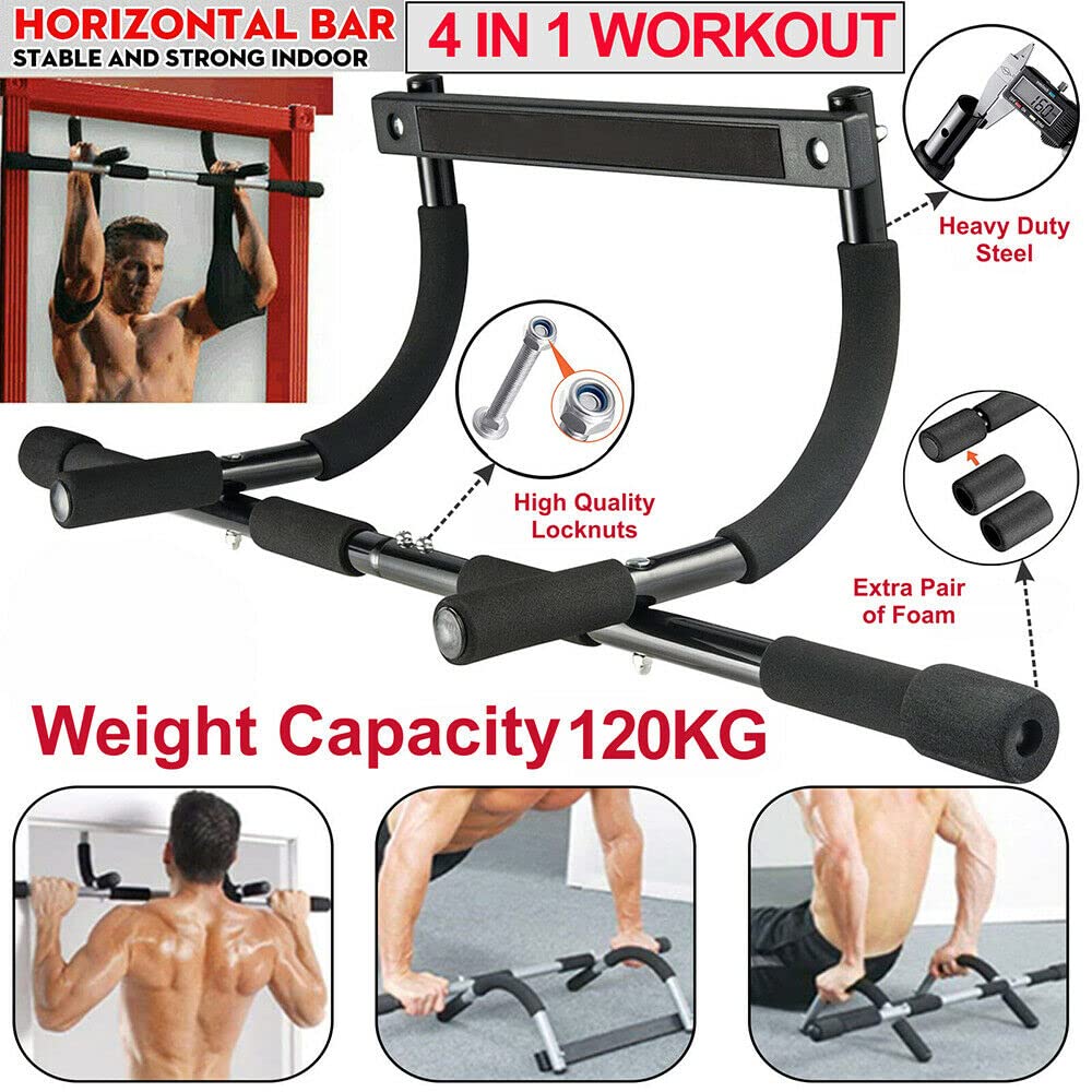 Adjustable Doorway Pull-Up Bar – Home Gym