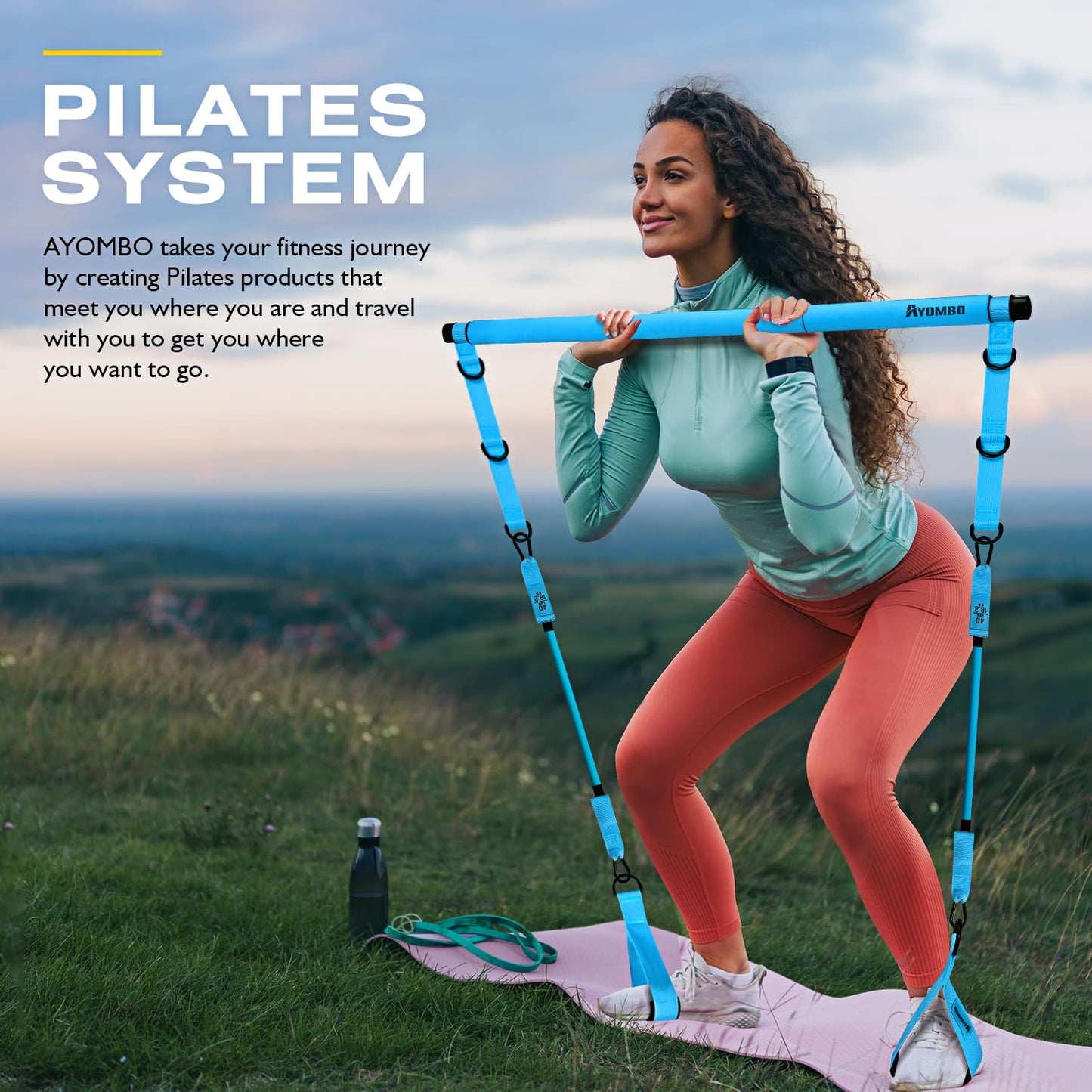 Pilates Bar Kit with Resistance Bands