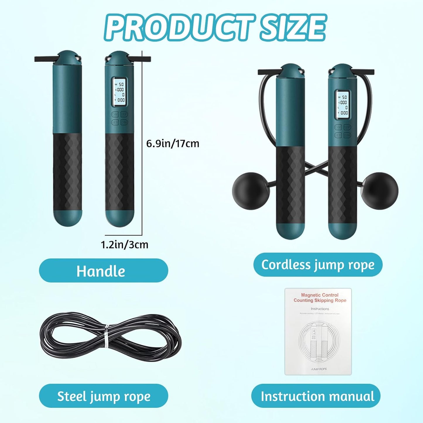 Smart Skipping Rope Multi-Use Fitness and Water Exercise