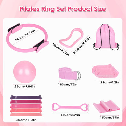 13Pcs Pilates Equipment Set Pilates Ring Set