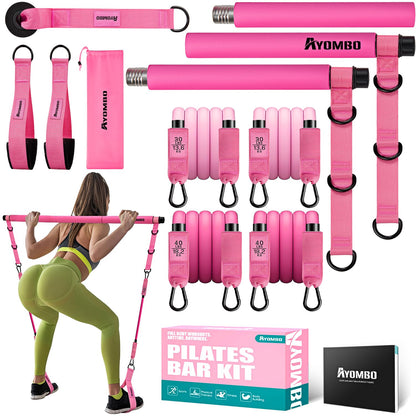 Pilates Bar Kit with Resistance Bands