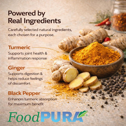 Ginger & Turmeric Shot Drink Powder 135 Servings 135g with Orange Cayenne Black Pepper