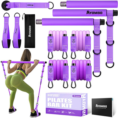 Pilates Bar Kit with Resistance Bands