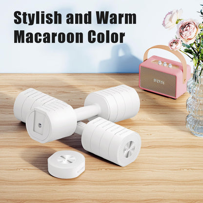 Adjustable Dumbbell Set of 2, 4 in 1 Hand Weights for Men/Women at Home