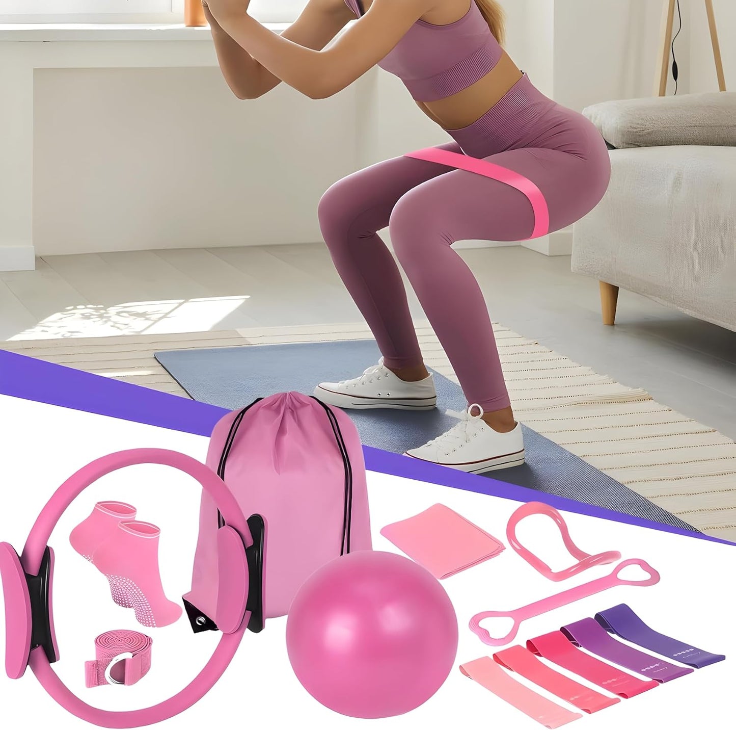 13-Piece Pilates Set