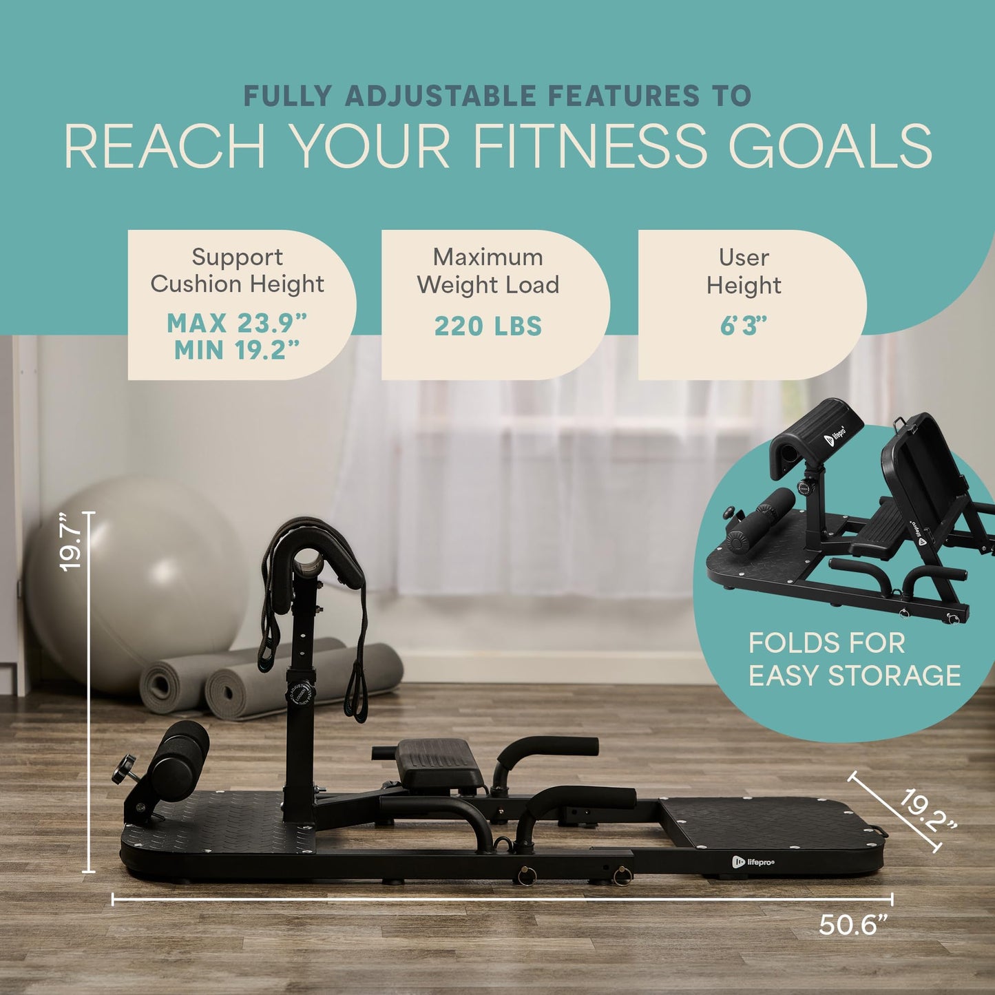 2-in-1 Squat & Glute Machine - Premium Squat Workout from Home