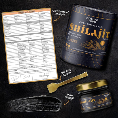 Pure Himalayan Shilajit Resin - 100% Natural | 70 Servings for Energy Boost, Immune Support